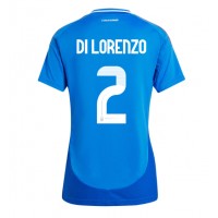 Camiseta Italia Giovanni Di Lorenzo #2 Primera Equipación Replica Eurocopa 2024 para mujer mangas cortas